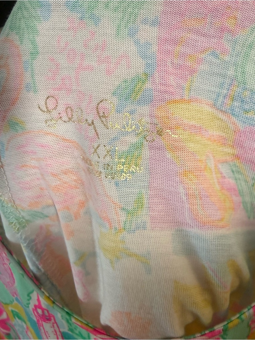 Lilly Pulitzer XXL Colorful Patchwork Floral Sundress - Picture 2 of 3